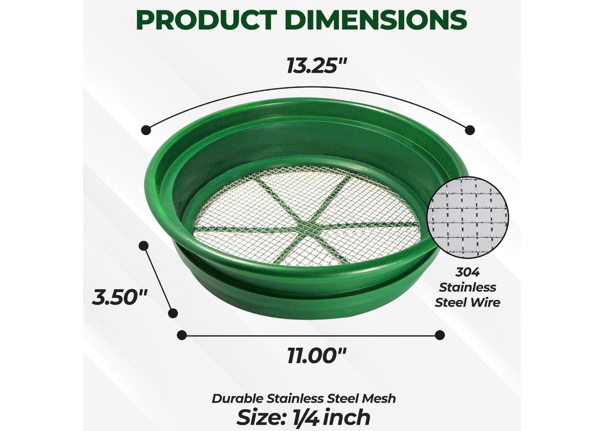 Worm Castings Sifter Set