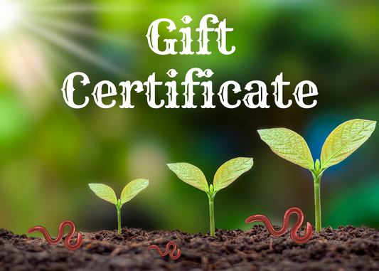 Gift Certificate - Utah Worm Company